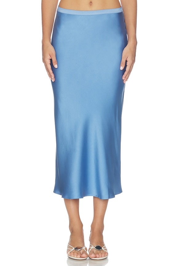 Bar Silk Skirt
