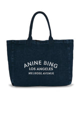 Leo Denim Tote Bag