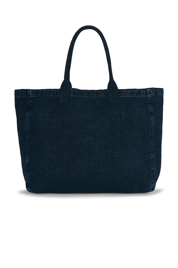 Leo Denim Tote Bag