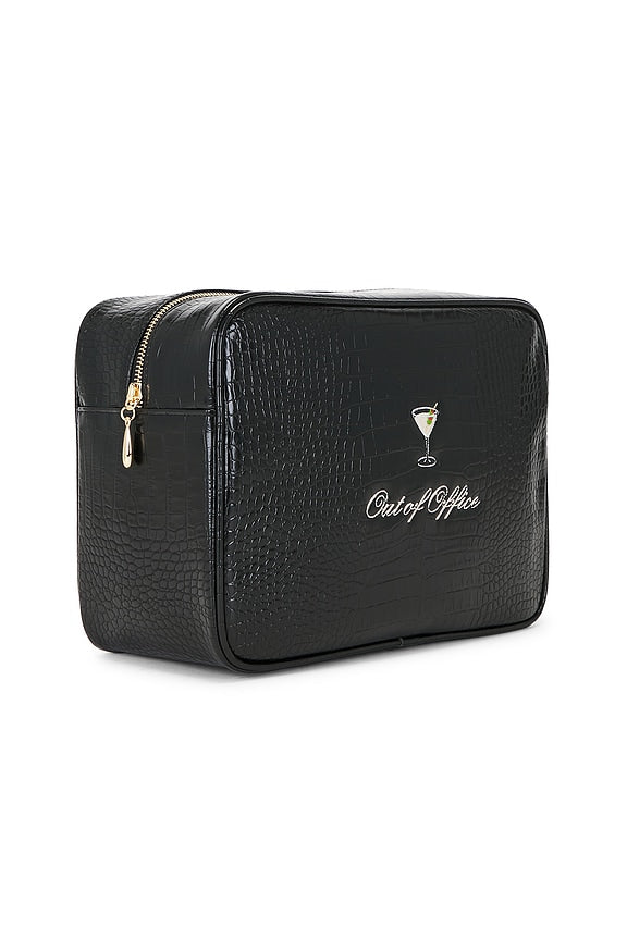 Out Of Office Martini Croc Pouch