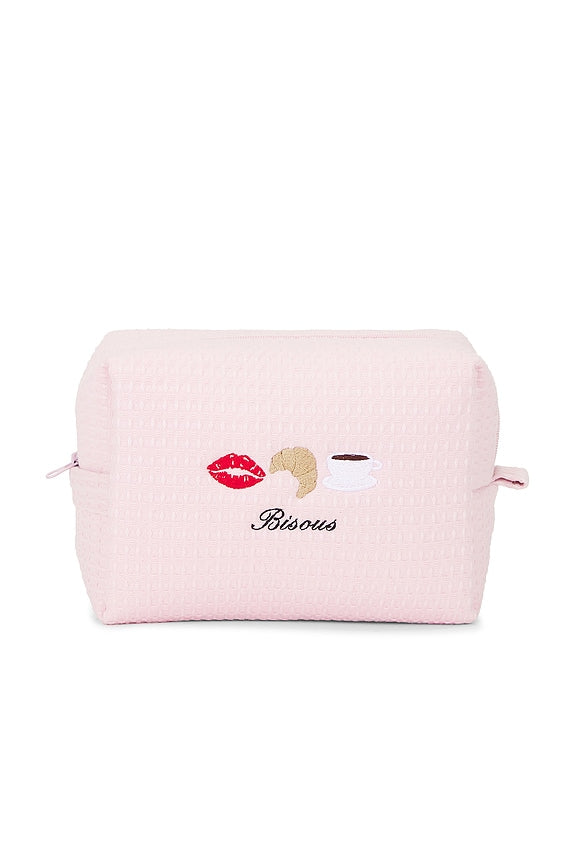 Bisous Waffle Pouch