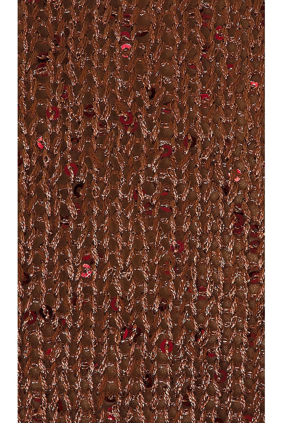 Maya Sleeve Mini Dress - Chocolate Sequin
