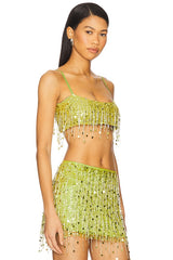 Yasmin Hand Beaded Bralette