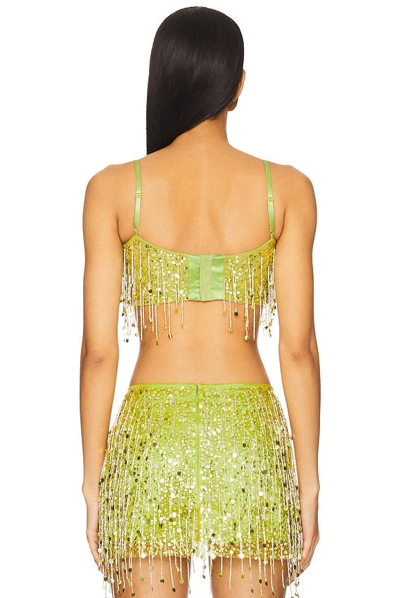 Yasmin Hand Beaded Bralette