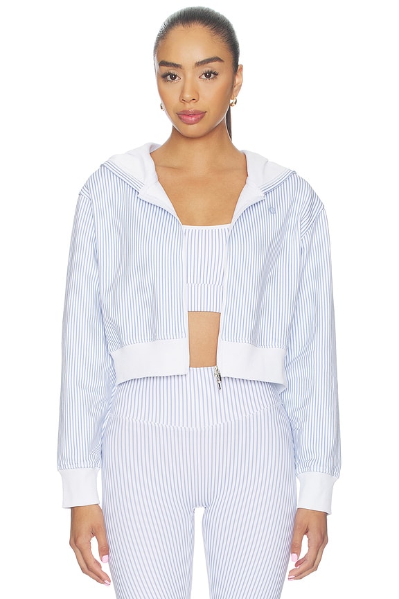Cropped Zip Hoodie Jacket
