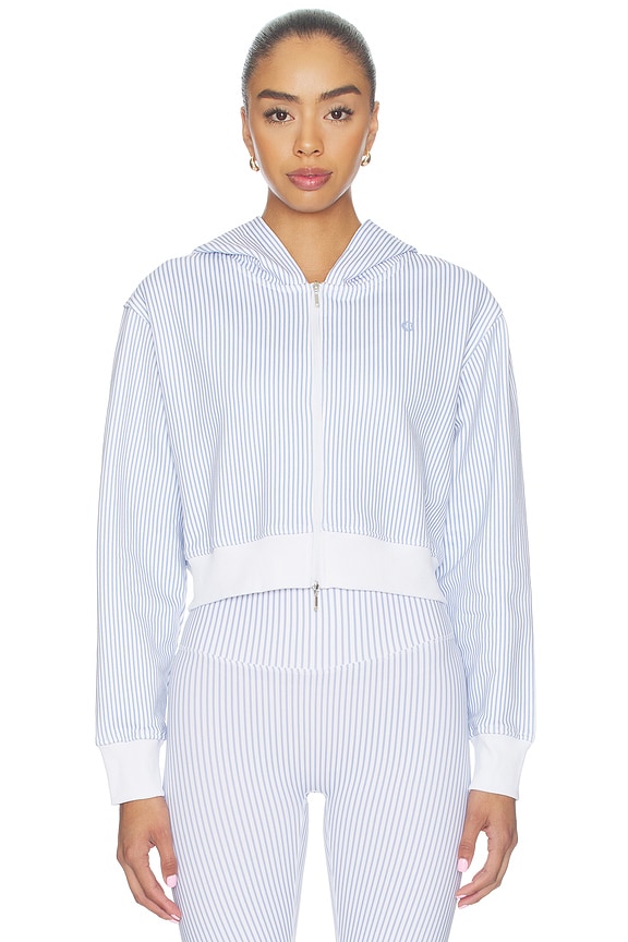 Cropped Zip Hoodie Jacket