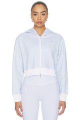 Cropped Zip Hoodie Jacket