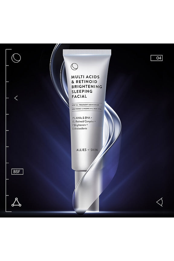 Multi Acids &amp; Retinoid Brightening Sleeping Facial