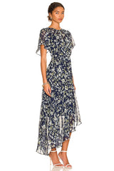 Flutter Sleeve Maxi Dress