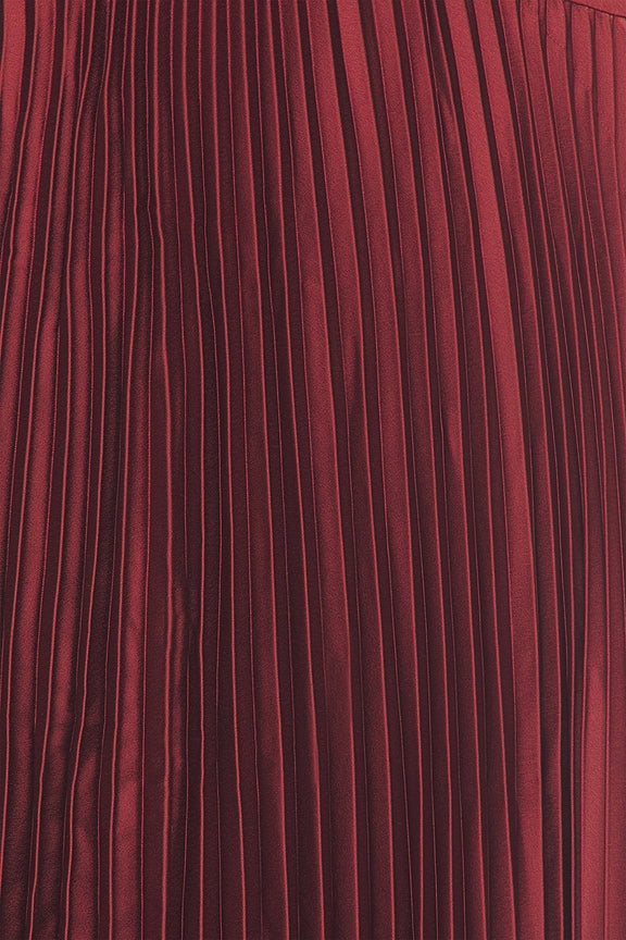 Pleated Drop Waist Dress