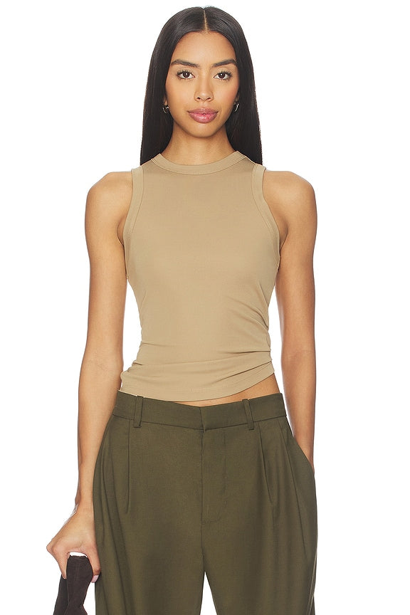 Jersey High Neck Tank