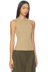 Jersey High Neck Tank