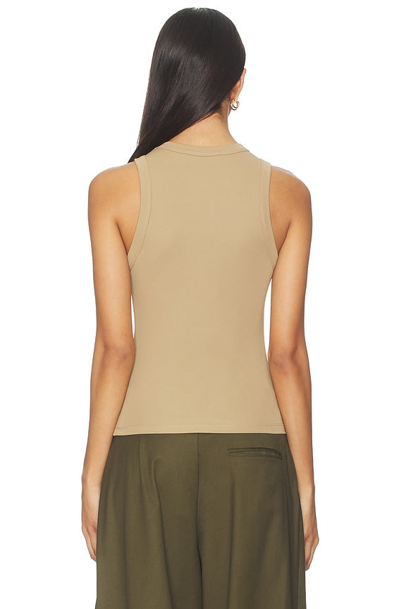 Jersey High Neck Tank