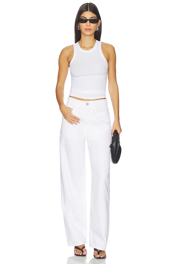 Simple High Neck Tank Top