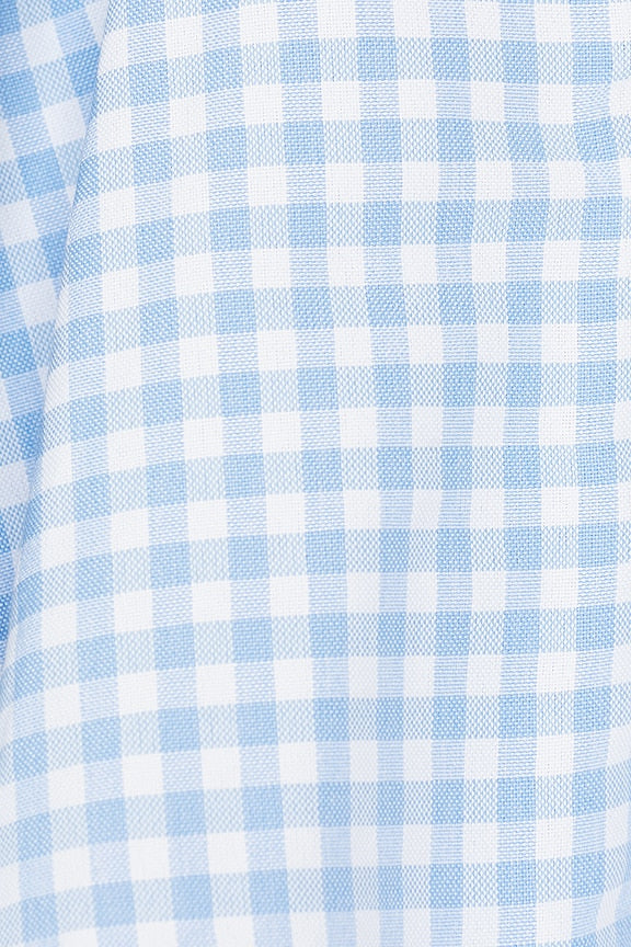 Micaela Mini Dress in Light Blue Gingham