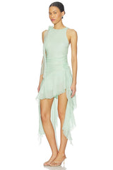 Ivana High Low Mini Dress