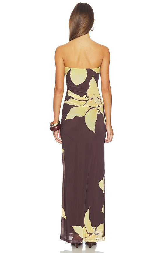 Ciera Strapless Mesh Dress