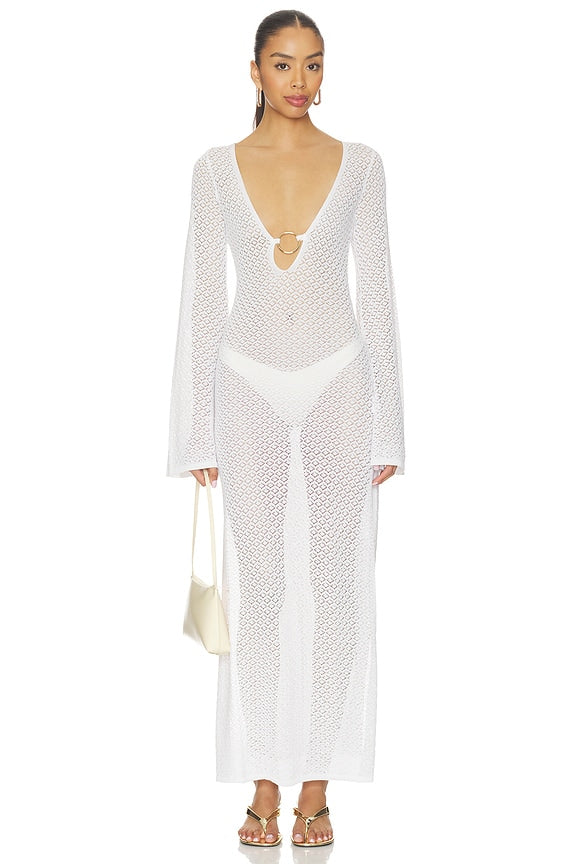 Bryn Crochet Maxi Dress