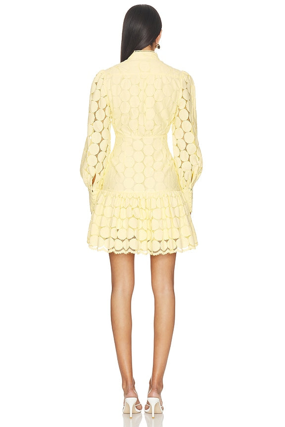 Remy Spot Lace Mini Dress