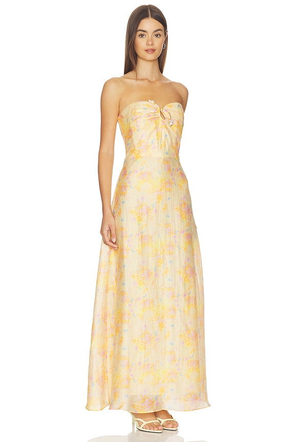 Amina Strapless Maxi Dress