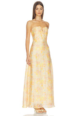 Amina Strapless Maxi Dress