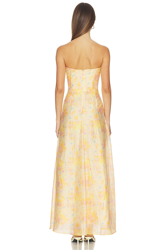 Amina Strapless Maxi Dress