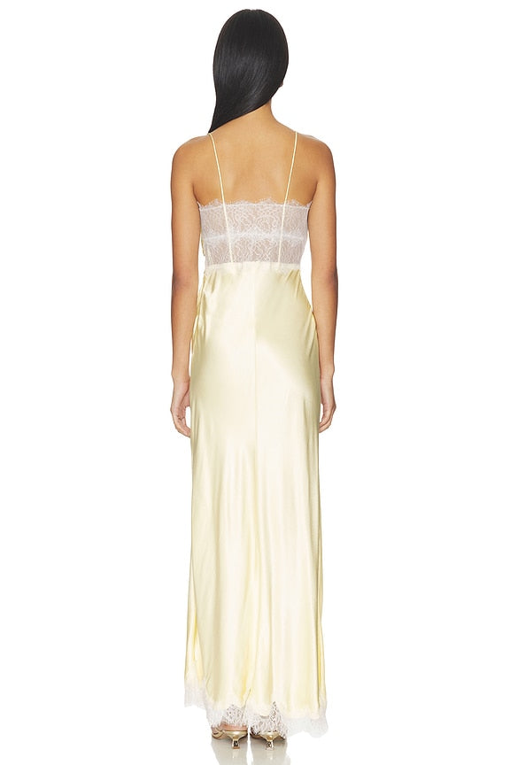 Taryn Lace Detail Maxi Dress