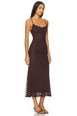 Adoni Mesh Midi Dress