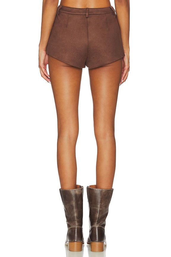 x REVOLVE Jayla Faux Suede Mini Short