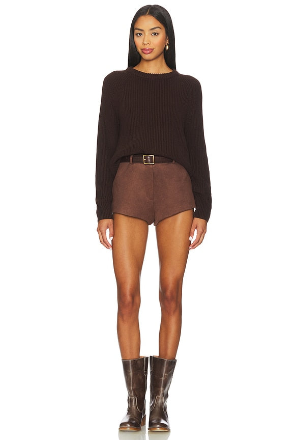 x REVOLVE Jayla Faux Suede Mini Short