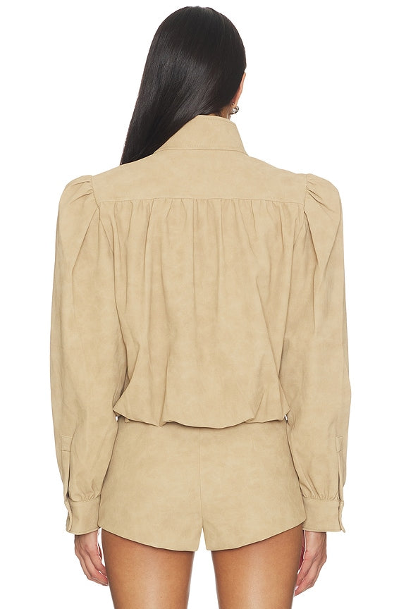 Leon Faux Leather Jacket