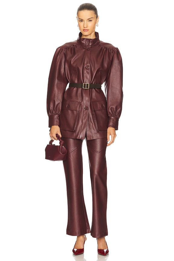 Karson Faux Leather Pant