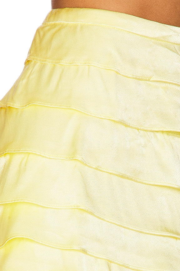 Yve Frill Mini Skirt
