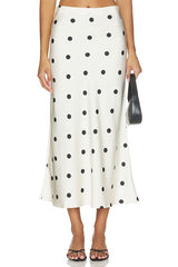 Pheobe Satin Midi Skirt