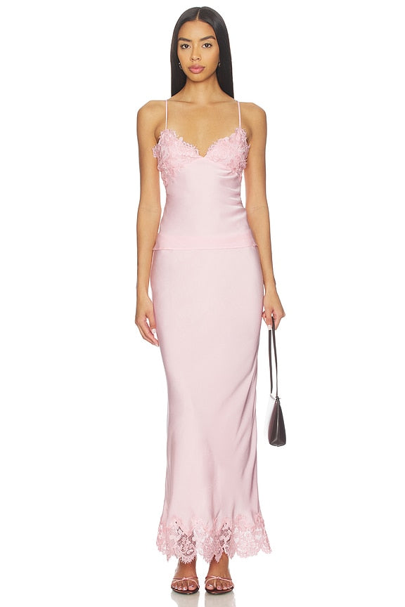 Elisan Lace Satin Camisole