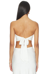 Dylan Satin Bandeau Top