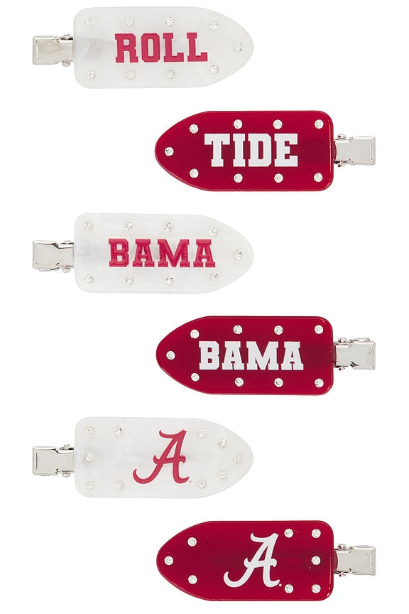 University Of Alabama Hair Clip Set