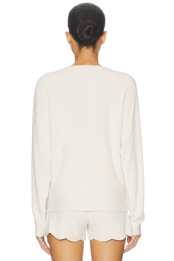 CozyChic Ultra Lite Scallop Dolman Henley Top