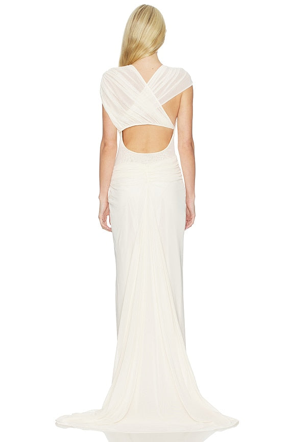 Leia Drape Gown