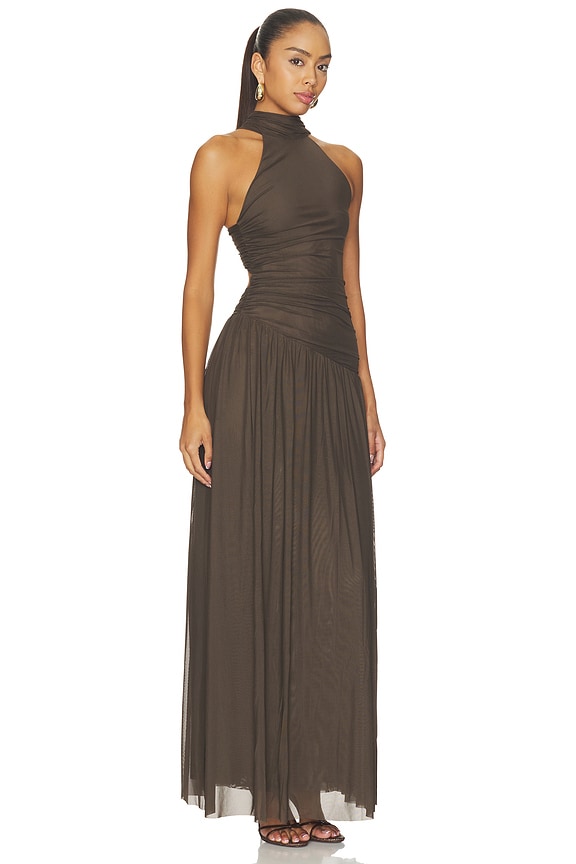 Xanthi Halter Maxi Dress