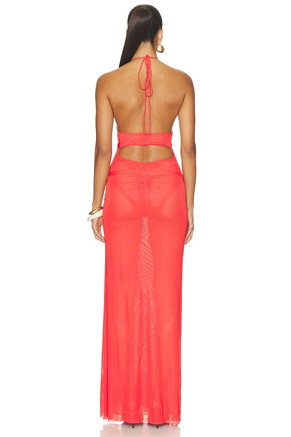 Xanthi V Neck Maxi Dress
