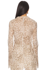 Feline Tie Blouse