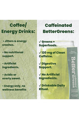 BetterGreens Variety Pack Caffeinated 30 Count