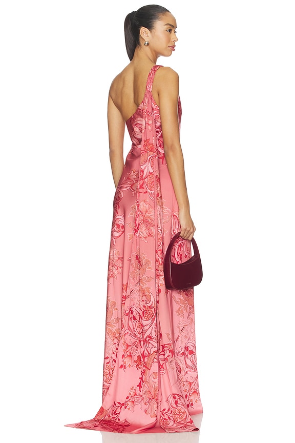 One Shoulder Sash Dress