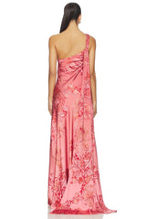 One Shoulder Sash Dress