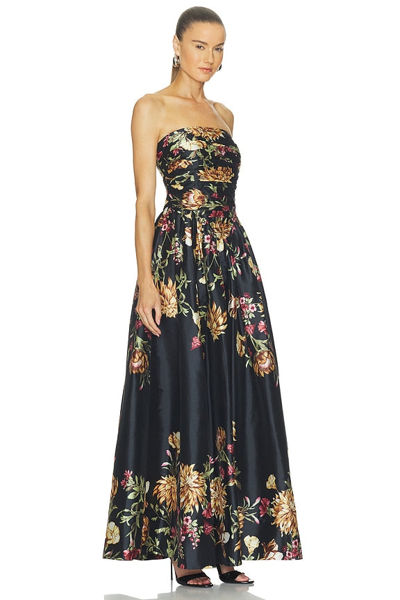 Ruched Long Dress