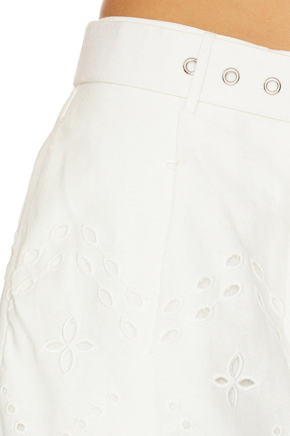 Shorts With Buckle Belt