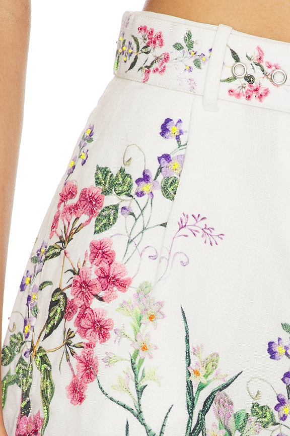Shorts With Buckle Belt