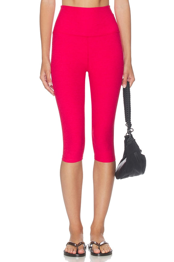 High Waisted Pedal Pusher Legging