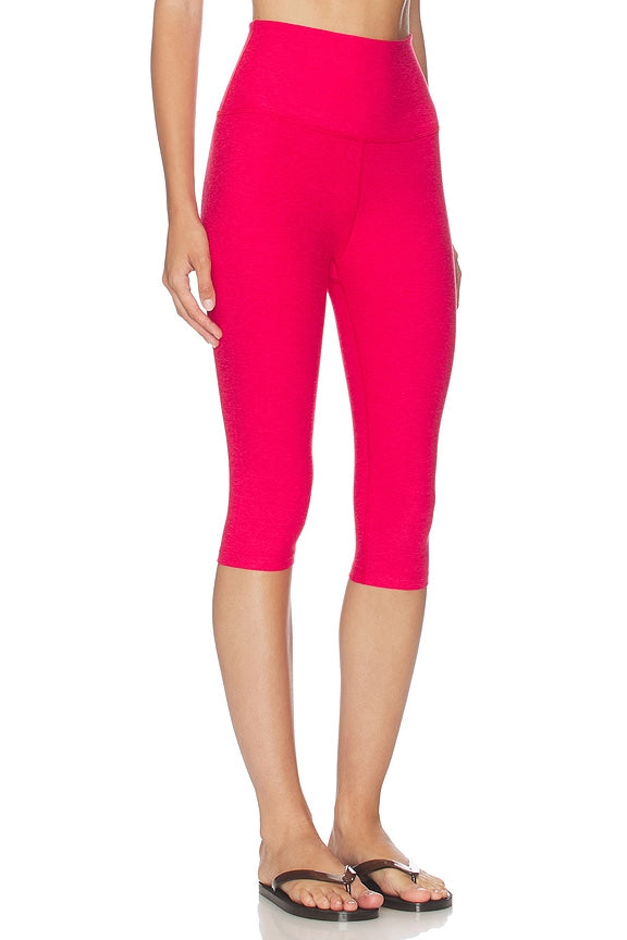 High Waisted Pedal Pusher Legging
